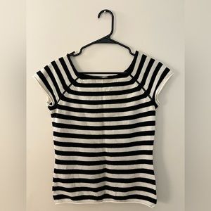 Banana Republic - women’s wool and cashmere stripe top. Size: S